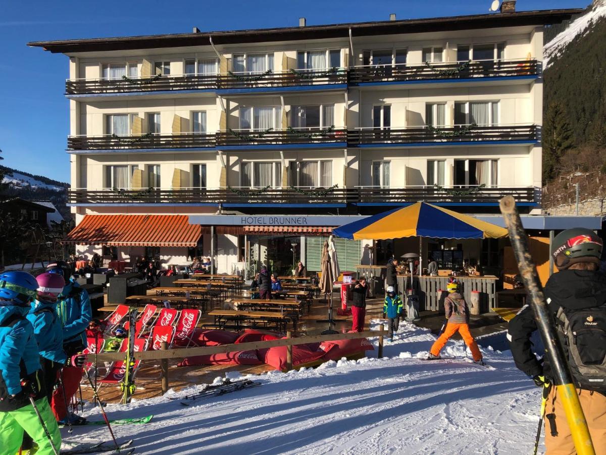 Guest Rooms With A Great View At Residence Brunner Wengen Exterior photo