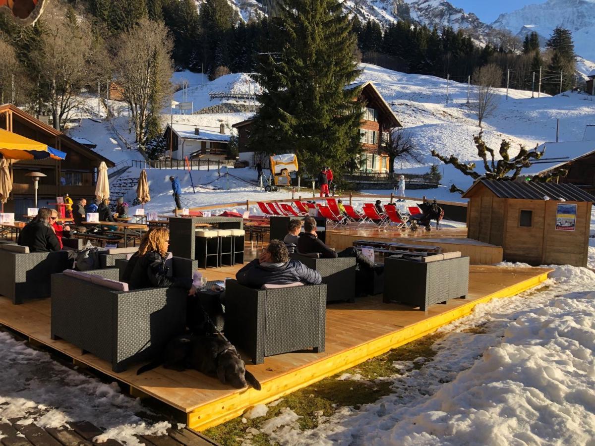 Guest Rooms With A Great View At Residence Brunner Wengen Exterior photo