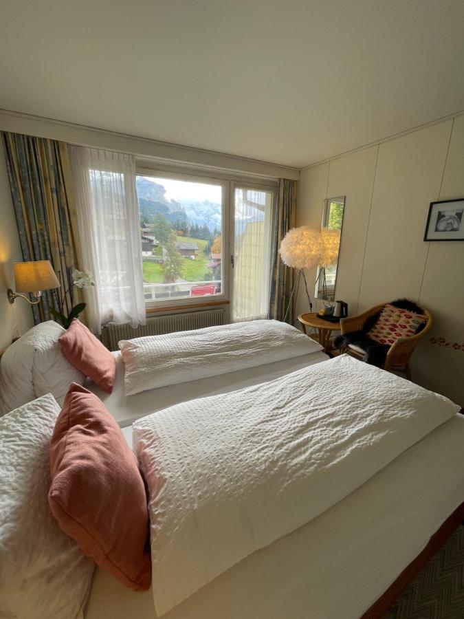 Guest Rooms With A Great View At Residence Brunner Wengen Exterior photo