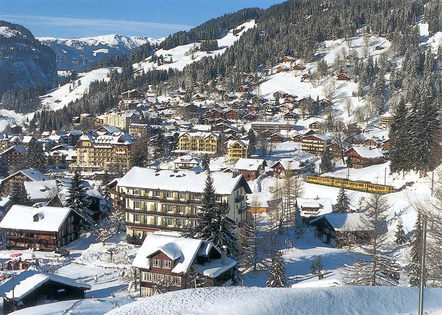 Guest Rooms With A Great View At Residence Brunner Wengen Exterior photo