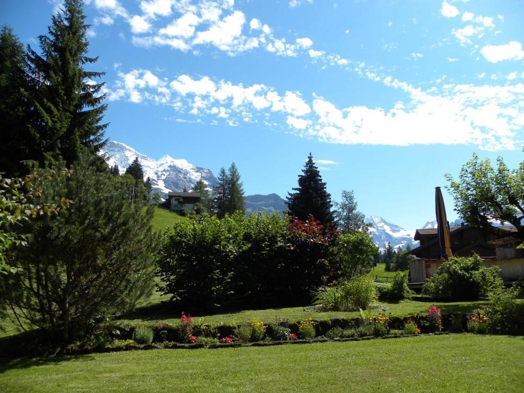 Guest Rooms With A Great View At Residence Brunner Wengen Exterior photo