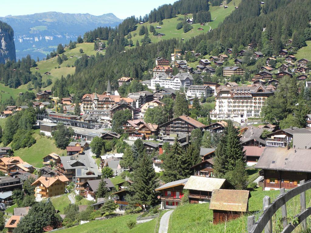 Guest Rooms With A Great View At Residence Brunner Wengen Exterior photo